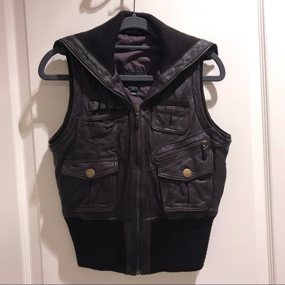 MNG Leather Vest